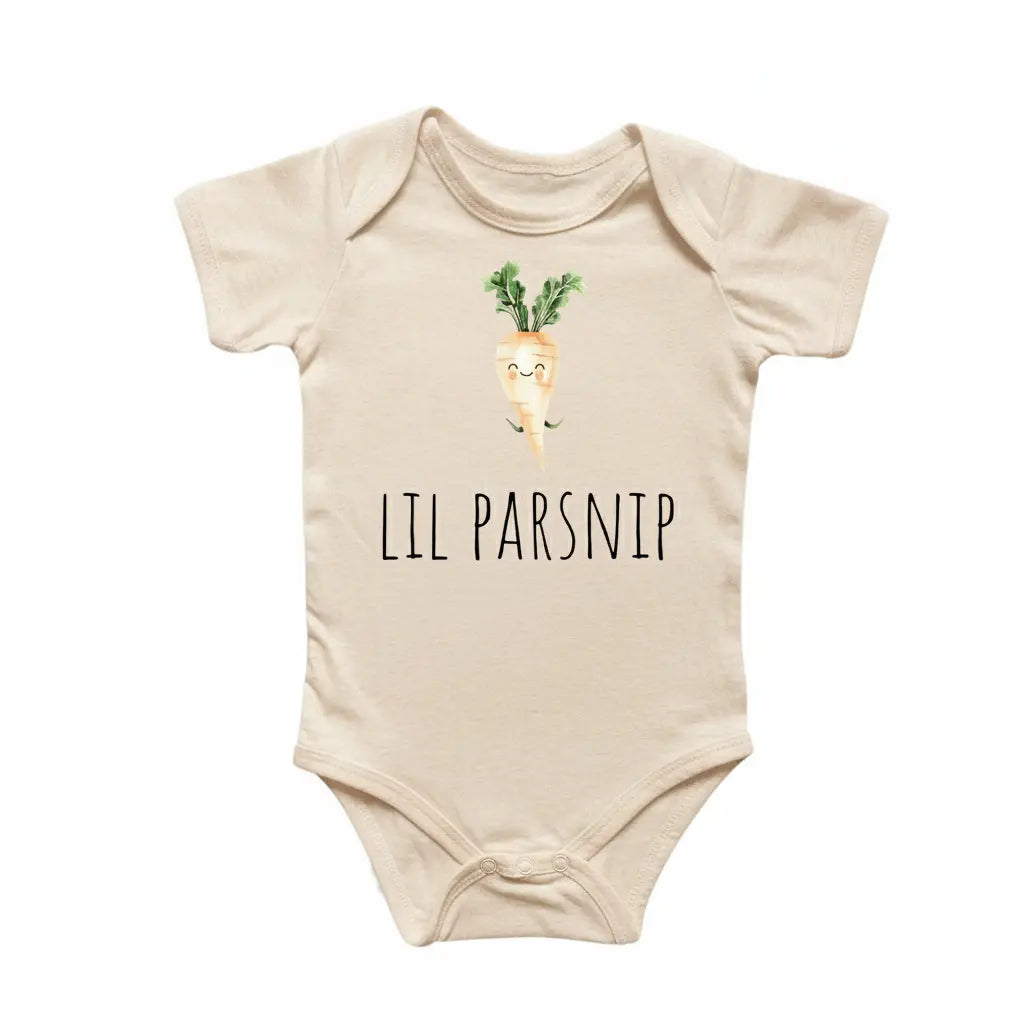 Parsnip Vegan - Baby Boy Girl Clothes Infant Bodysuit Funny Cute Newborn  Funny Cute Onesie® | North Fork Forager LLC