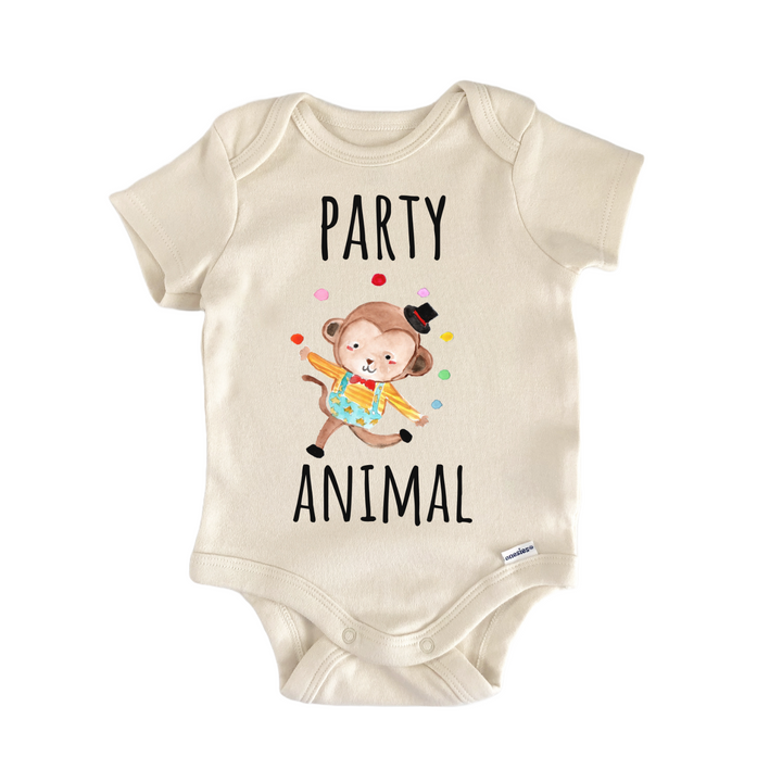 Party Animal Monkey Birthday Circus Infant Gift Baby Onesie®