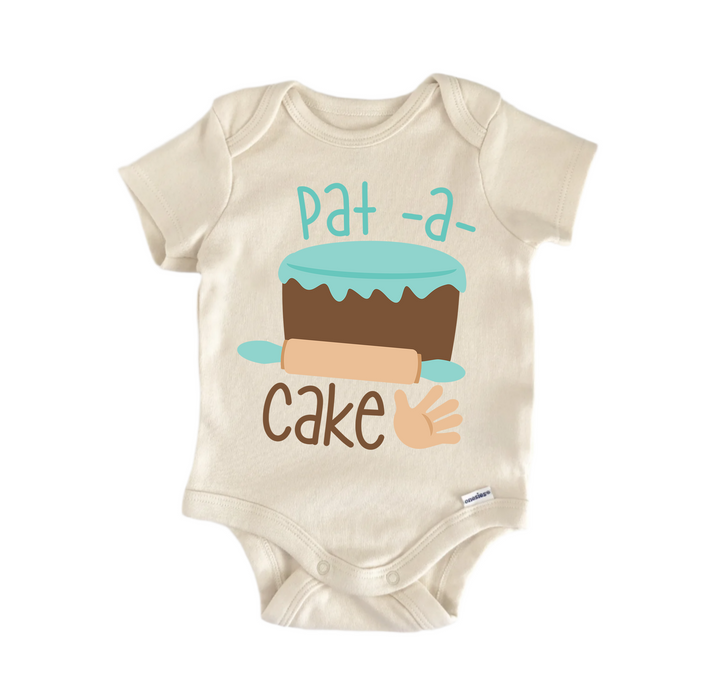 Pat-a-Cake Nursery Rhyme - Baby Boy Girl Clothes Infant Bodysuit Funny Cute