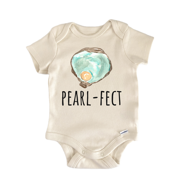 Pearl Perfect Oyster Seafood Baby Gift Baby Onesie®