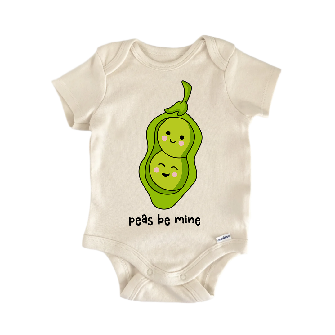 Peas Mine Best Friends Bff Bestie Valentine's Day -  Baby Boy Girl Clothes Bodysuit  Funny Cute Onesie® | North Fork Forager LLC