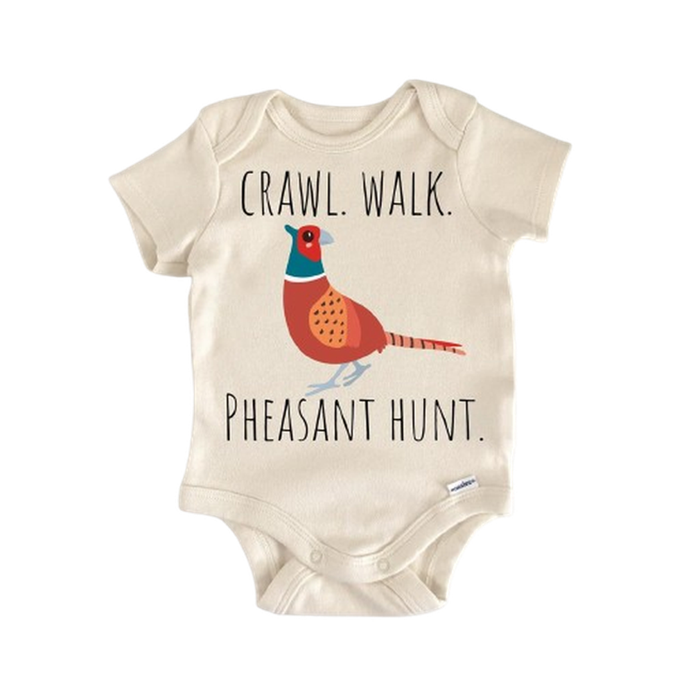 Pheasant Duck Hunter - Baby Boy Girl Clothes Infant Bodysuit Funny Cute Newborn  Funny Cute Onesie® | North Fork Forager LLC