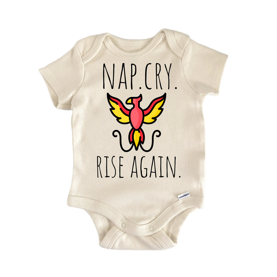 Phoenix Mythical Bird - Baby Bodysuit  Funny Cute Onesie® | North Fork Forager LLC
