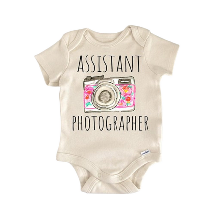 Photographer Camera - Baby Boy Girl Clothes Infant Onesie® Funny Cute Newborn GS1  Funny Cute Onesie® | North Fork Forager LLC