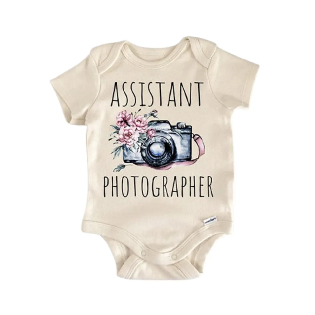Photographer - Baby Boy Girl Clothes Infant Onesie® Funny Cute Newborn GS1  Funny Cute Onesie® | North Fork Forager LLC