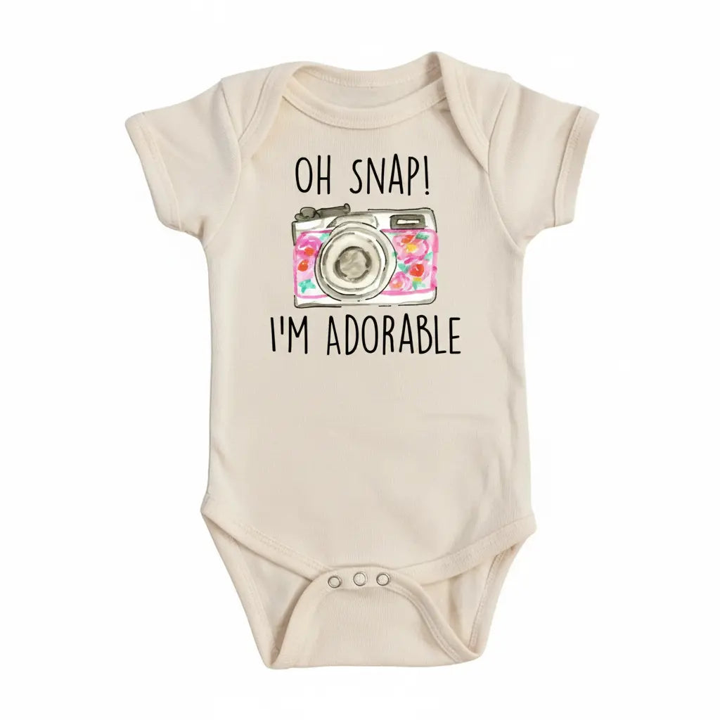Photographer - Baby Boy Girl Clothes Infant Bodysuit Funny Cute Newborn 1H  Funny Cute Onesie® | North Fork Forager LLC