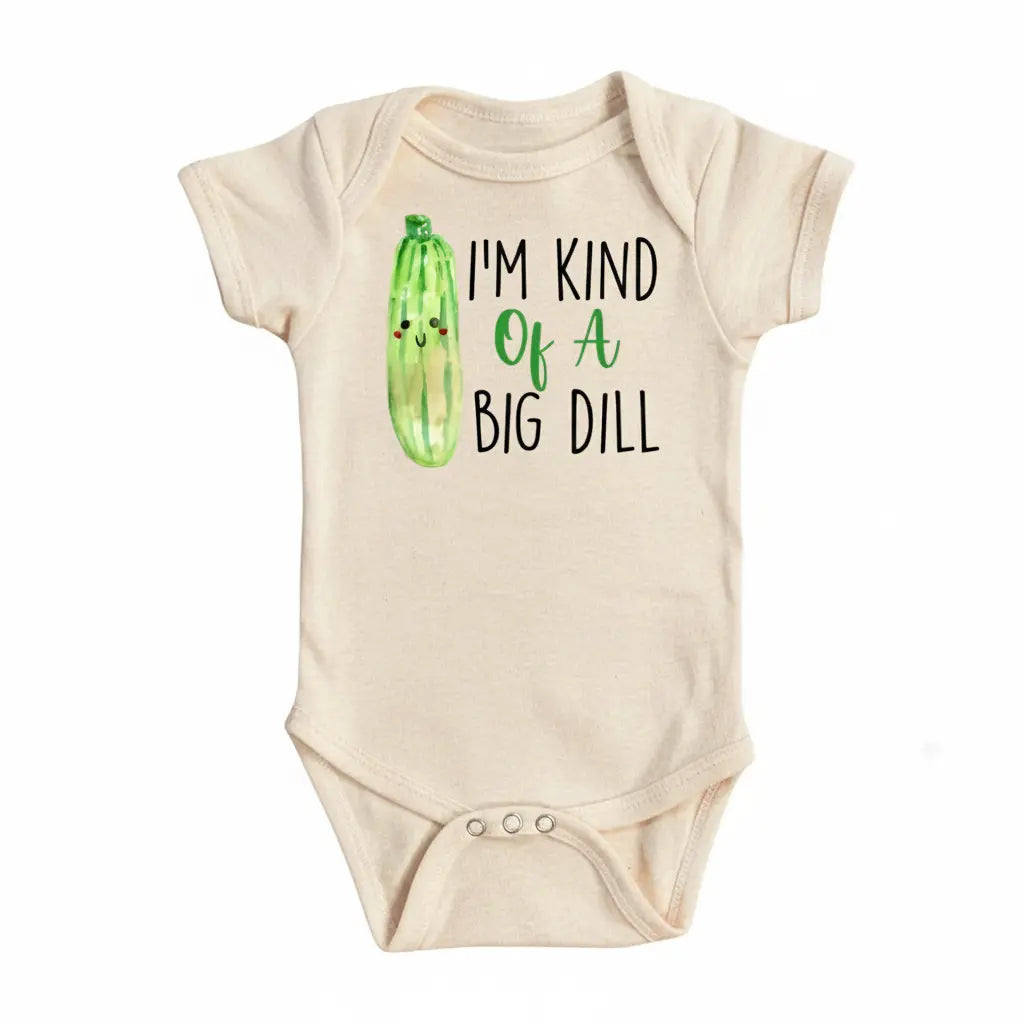 Pickle Big Dill - Baby Boy Girl Clothes Infant Bodysuit Funny Cute Newborn  Funny Cute Onesie® | North Fork Forager LLC
