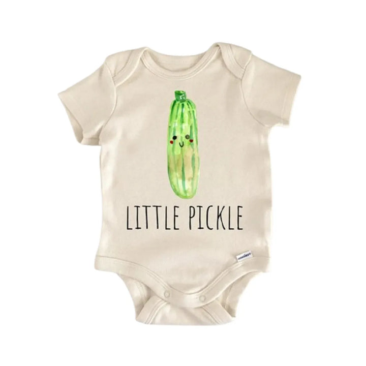 Pickle Dill Vegan Foodie - Baby Boy Girl Clothes Infant Onesie® Funny Cute Newborn GS1 BBY  Funny Cute Onesie® | North Fork Forager LLC