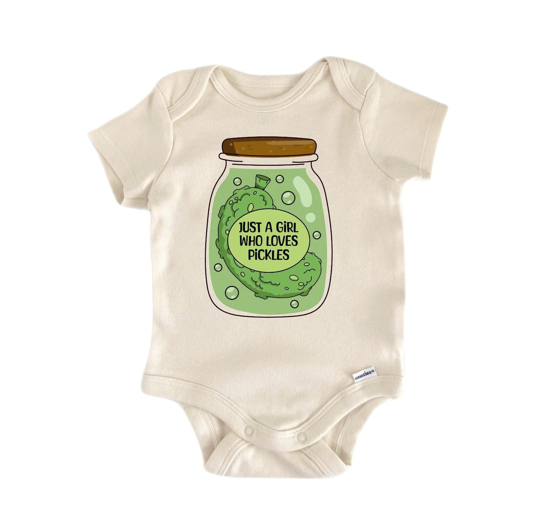 Pickle Jar Dill - Baby Boy Girl Clothes Infant Bodysuit Funny Cute Newborn  Funny Cute Onesie® | North Fork Forager LLC