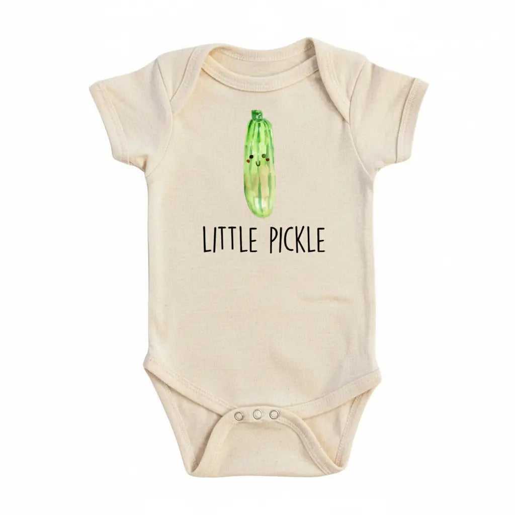 Pickle Little - Baby Boy Girl Clothes Infant Bodysuit Funny Cute Newborn  Funny Cute Onesie® | North Fork Forager LLC