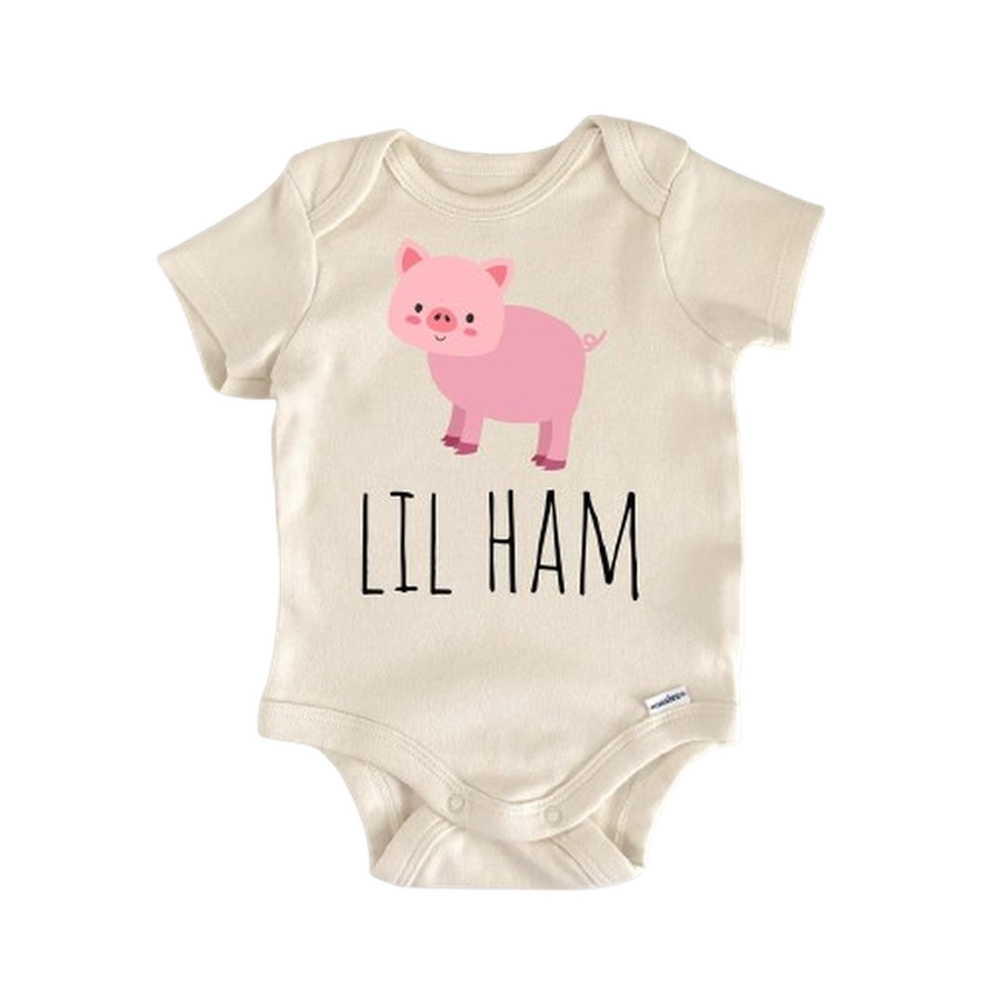 Pig Bacon Farm Ham - Baby Boy Girl Clothes Infant Bodysuit Funny Cute Newborn  Funny Cute Onesie® | North Fork Forager LLC