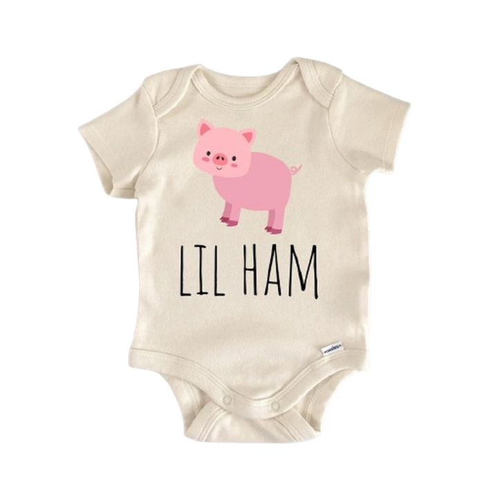 Pig Bacon Farm Ham - Baby Boy Girl Clothes Infant Bodysuit Funny Cute Newborn  Funny Cute Onesie® | North Fork Forager LLC