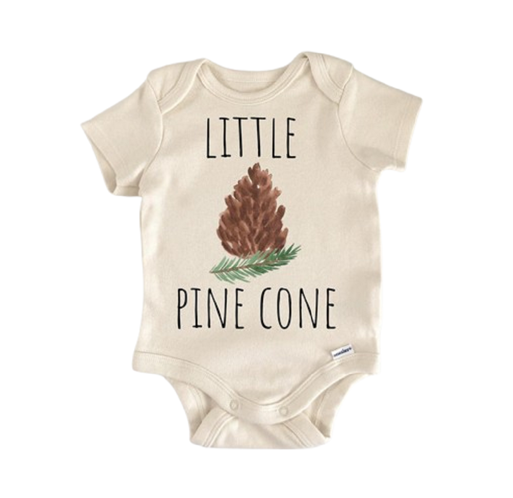 Pine Cone Woodland Tree - Baby Boy Girl Clothes Infant Bodysuit Funny Cute Newborn  Funny Cute Onesie® | North Fork Forager LLC
