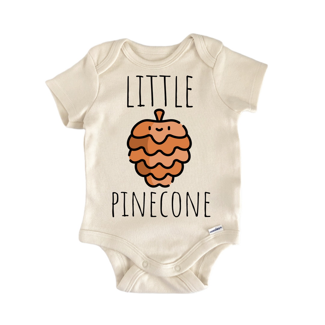 Pinecone Pine Tree - Baby Bodysuit  Funny Cute Onesie® | North Fork Forager LLC