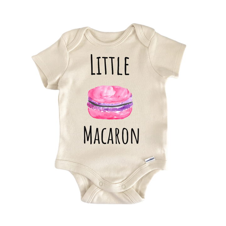Pink Macaron French Pastry Dessert Baby Gift Baby Onesie®