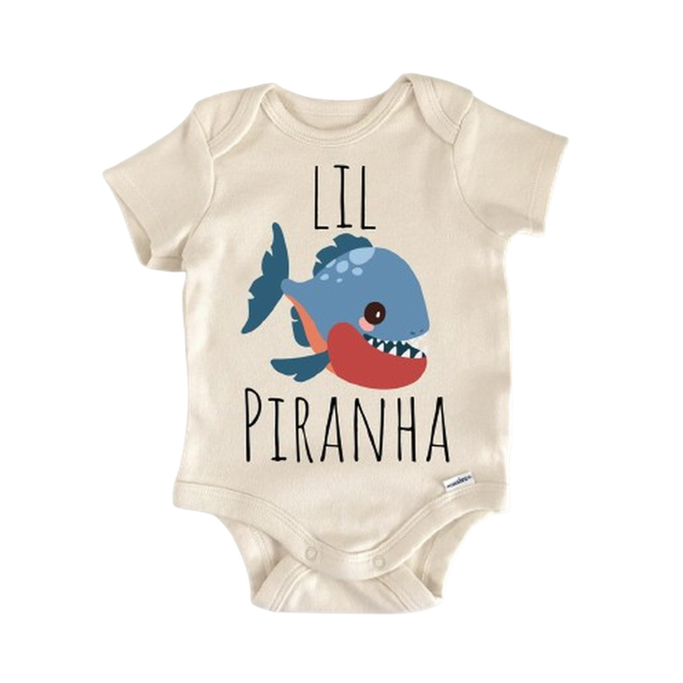Piranha Fish Tropical - Baby Boy Girl Clothes Infant Bodysuit Funny Cute Newborn  Funny Cute Onesie® | North Fork Forager LLC
