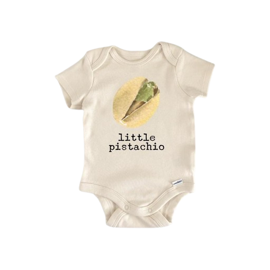 Pistachio Nut  - Baby Boy Girl Clothes Infant Bodysuit Funny Cute Newborn  Funny Cute Onesie® | North Fork Forager LLC
