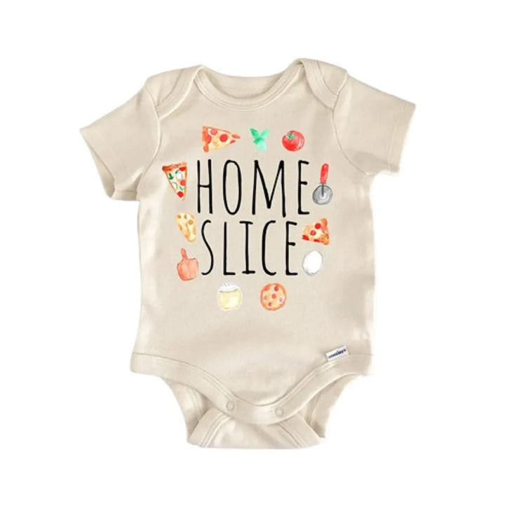 Pizza Foodie Food - Baby Boy Girl Clothes Infant Onesie® Funny Cute Newborn GS1  Funny Cute Onesie® | North Fork Forager LLC