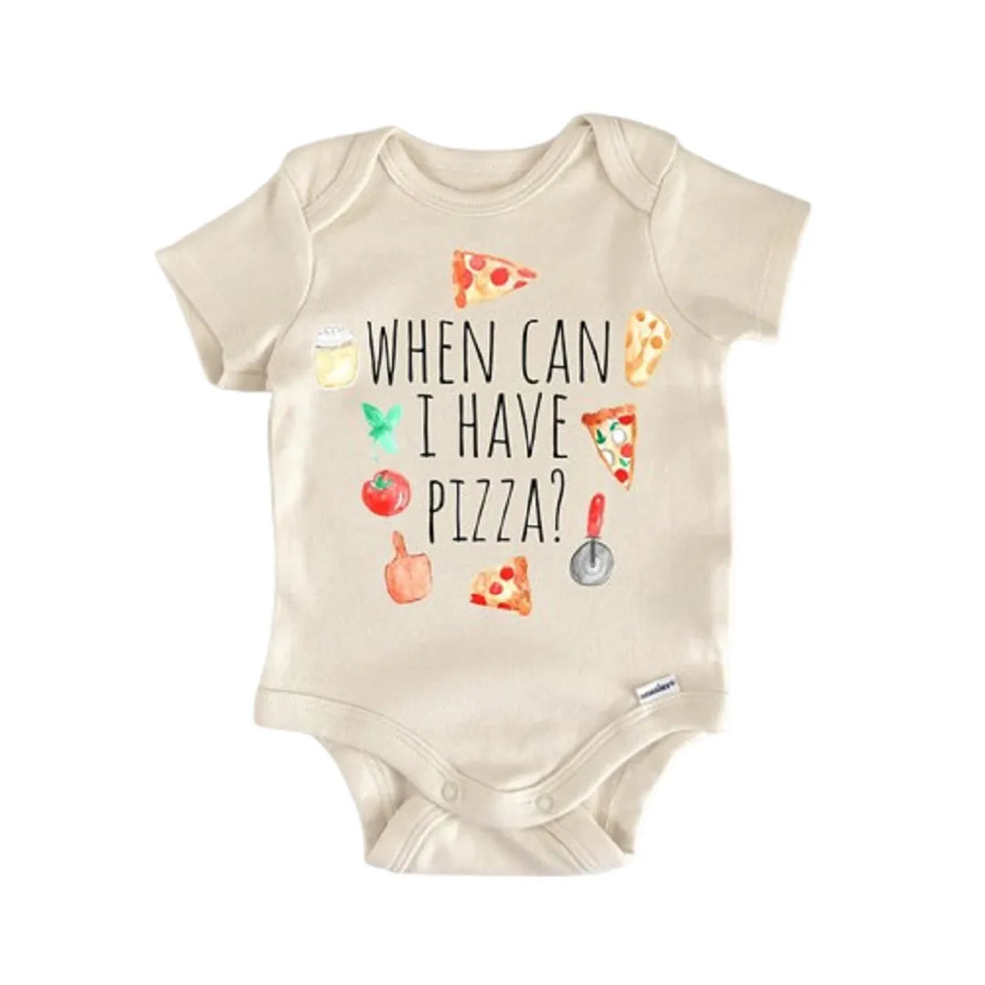 Pizza Foodie Slice Pizzeria - Baby Boy Girl Clothes Infant Onesie® Funny Cute Newborn GS1  Funny Cute Onesie® | North Fork Forager LLC