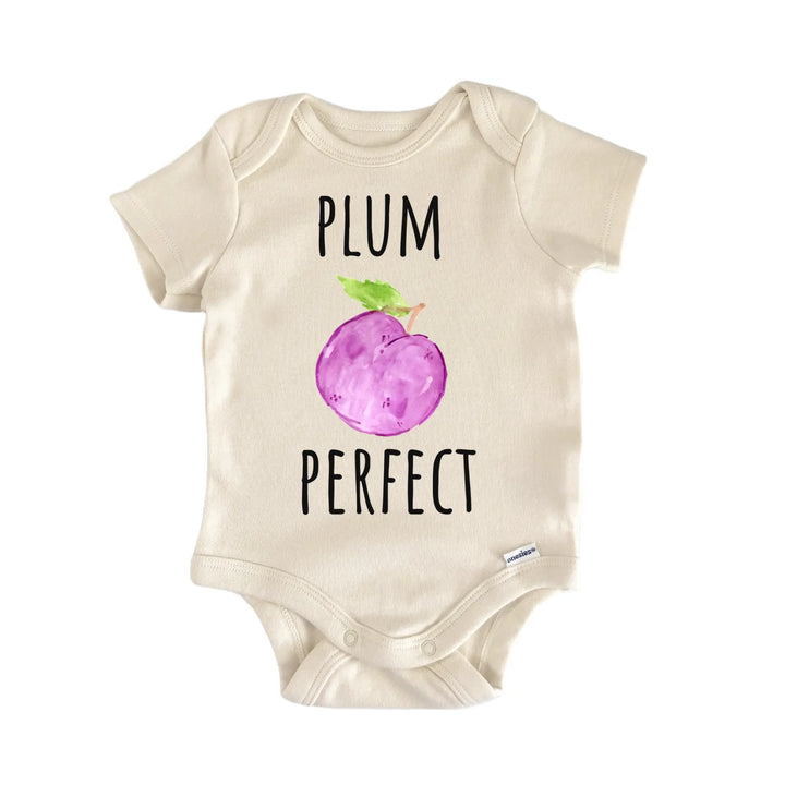 Plum Perfect Fruit Baby Gift Baby Bodysuit
