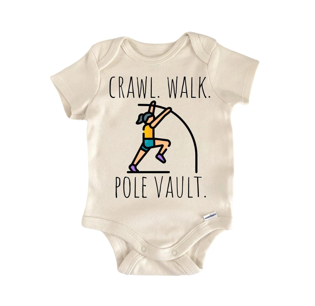 Pole Vault Track Field - Baby Boy Girl Clothes Infant Bodysuit Funny Cute  Funny Cute Onesie® | North Fork Forager LLC