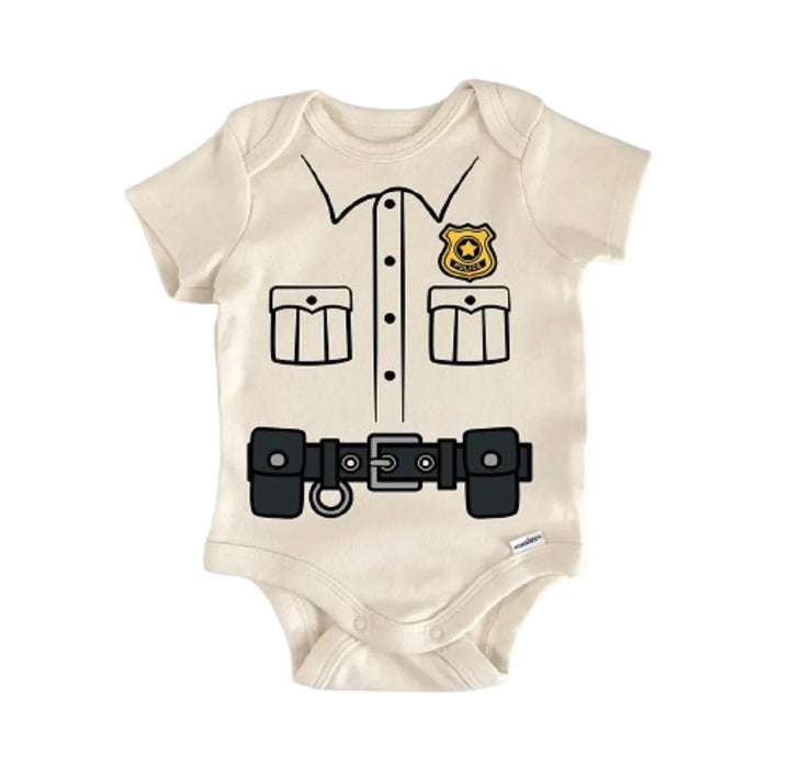 Police Officer Cop Blue Line - Baby Boy Girl Clothes Infant Bodysuit Funny Cute Newborn  Funny Cute Onesie® | North Fork Forager LLC