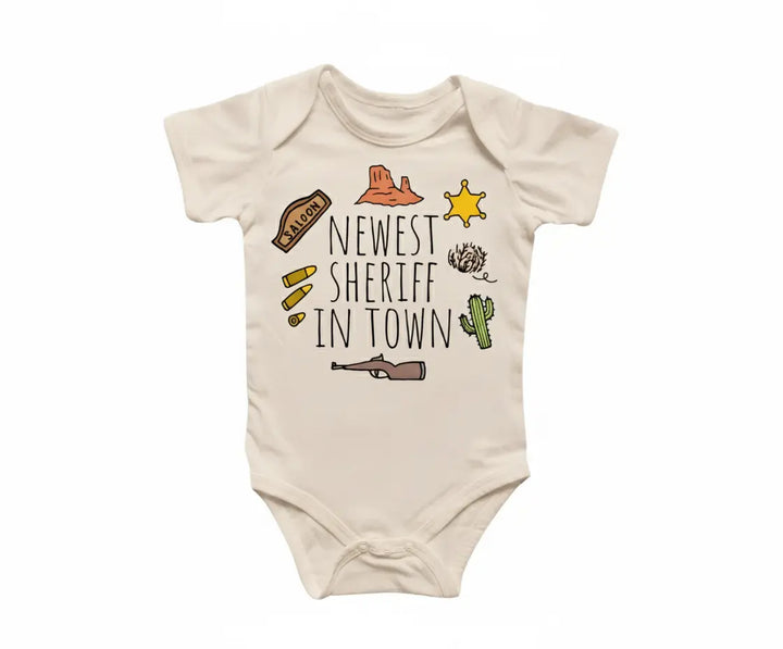 Police Sheriff - Baby Boy Girl Clothes Infant Bodysuit Funny Cute Newborn  Funny Cute Onesie® | North Fork Forager LLC