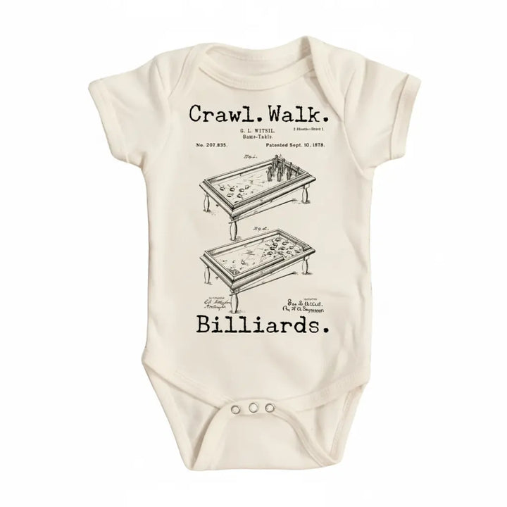 Pool Table Patent - Baby Boy Girl Clothes Infant Bodysuit Funny Cute Newborn  Funny Cute Onesie® | North Fork Forager LLC