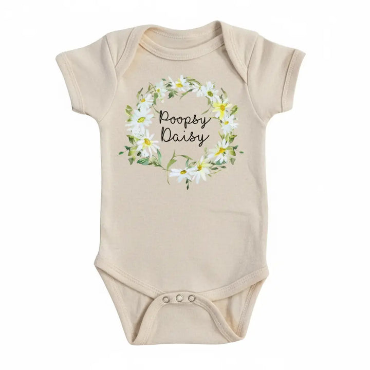 Poopsy Daisy - Baby Boy Girl Clothes Infant Bodysuit Funny Cute Newborn  Funny Cute Onesie® | North Fork Forager LLC