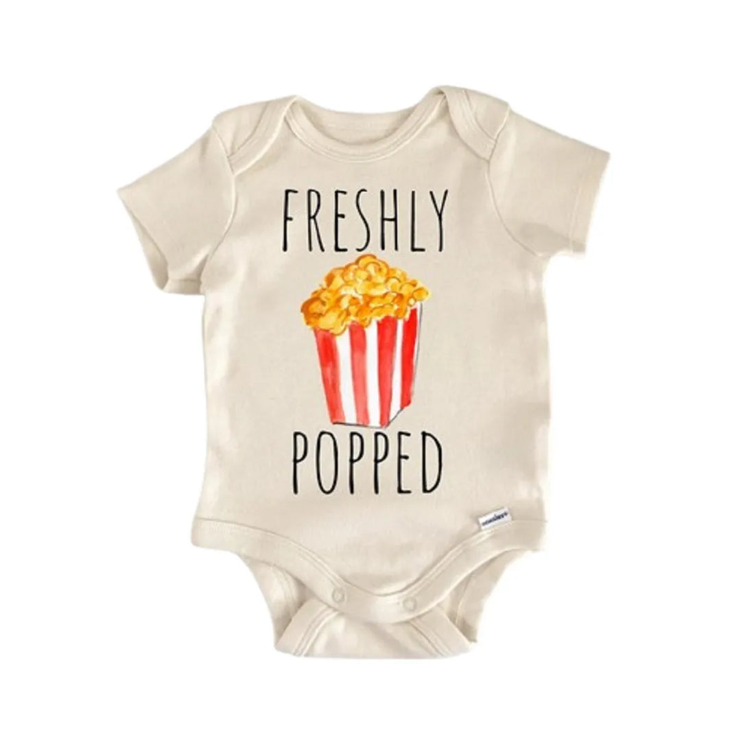 Popcorn Movie Night - Baby Boy Girl Clothes Infant Onesie® Funny Cute GS1 BBY  Funny Cute Onesie® | North Fork Forager LLC