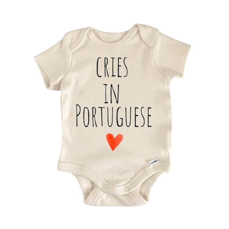Portuguese Portugal - Baby Boy Girl Clothes Infant Bodysuit Funny Cute Newborn  Funny Cute Onesie® | North Fork Forager LLC