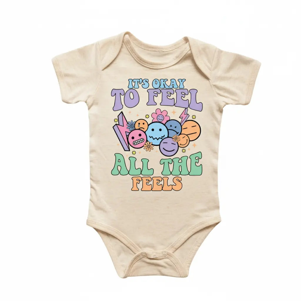 Positivity Mental Health - Baby Boy Girl Clothes Infant Bodysuit Funny Cute Newborn  Funny Cute Onesie® | North Fork Forager LLC