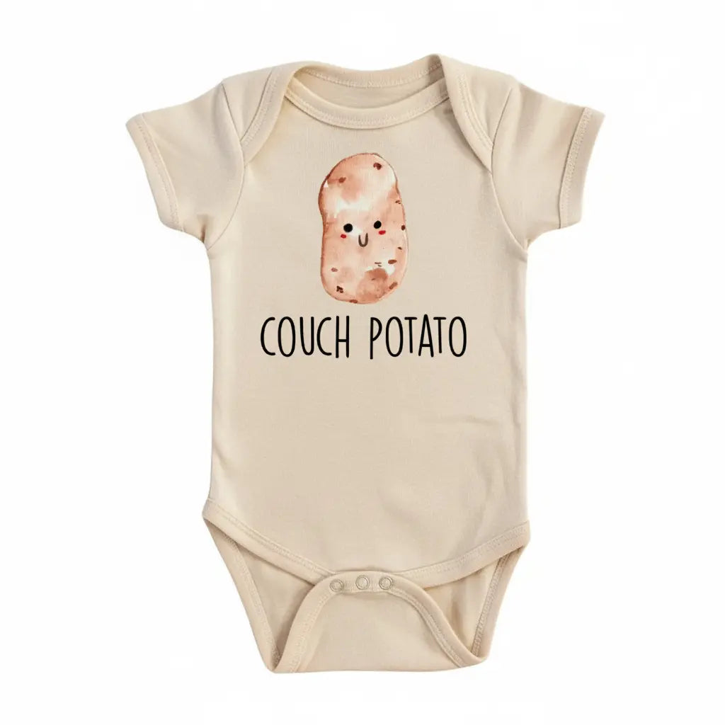 Potato Couch - Baby Boy Girl Clothes Infant Bodysuit Funny Cute Newborn  Funny Cute Onesie® | North Fork Forager LLC