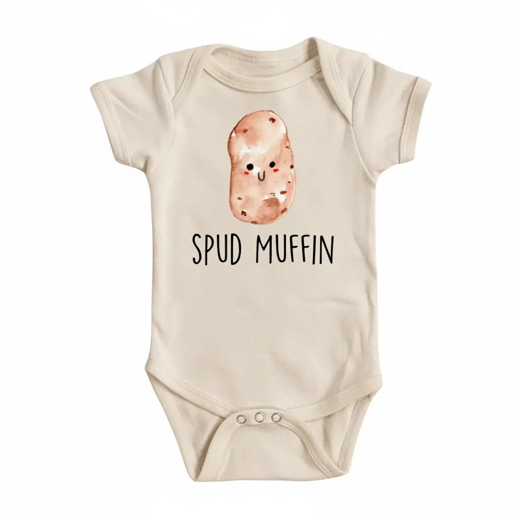 Potato Muffin - Baby Boy Girl Clothes Infant Bodysuit Funny Cute Newborn  Funny Cute Onesie® | North Fork Forager LLC