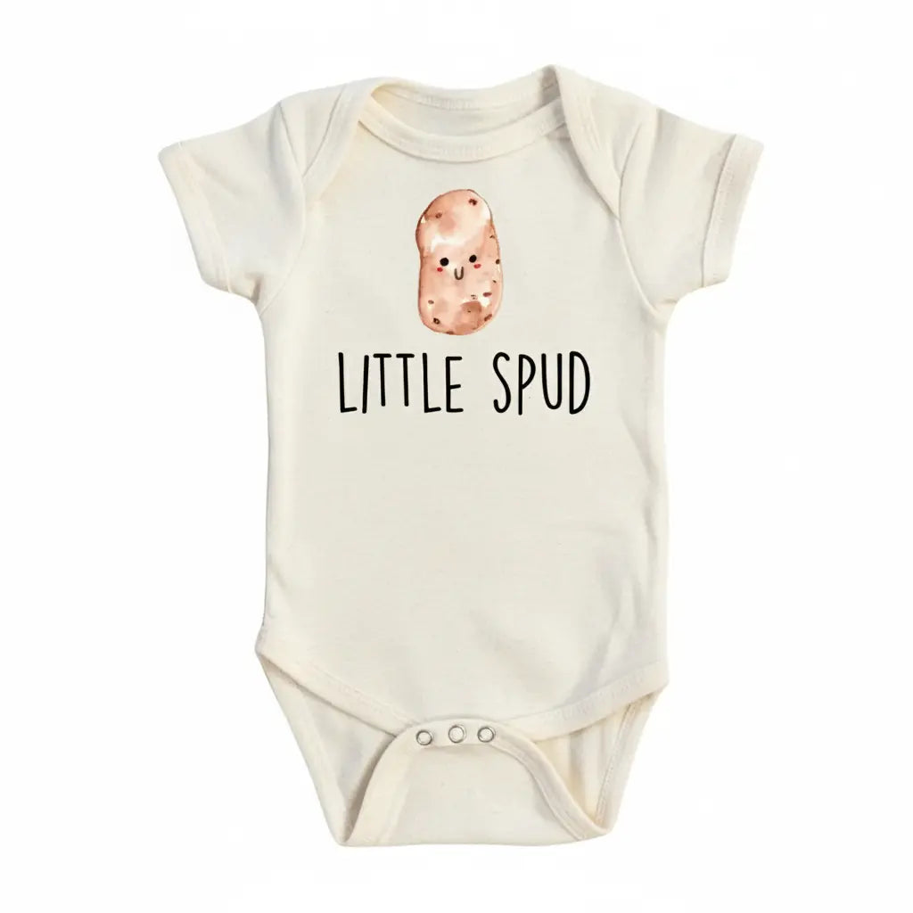 Potato Spud - Baby Boy Girl Clothes Infant Bodysuit Funny Cute Newborn  Funny Cute Onesie® | North Fork Forager LLC