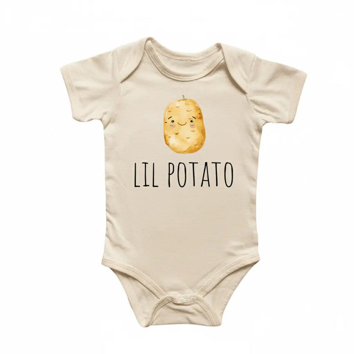 Little Potato Vegetable - Baby Boy Girl Clothes Infant Bodysuit Funny Cute Newborn  Funny Cute Onesie® | North Fork Forager LLC