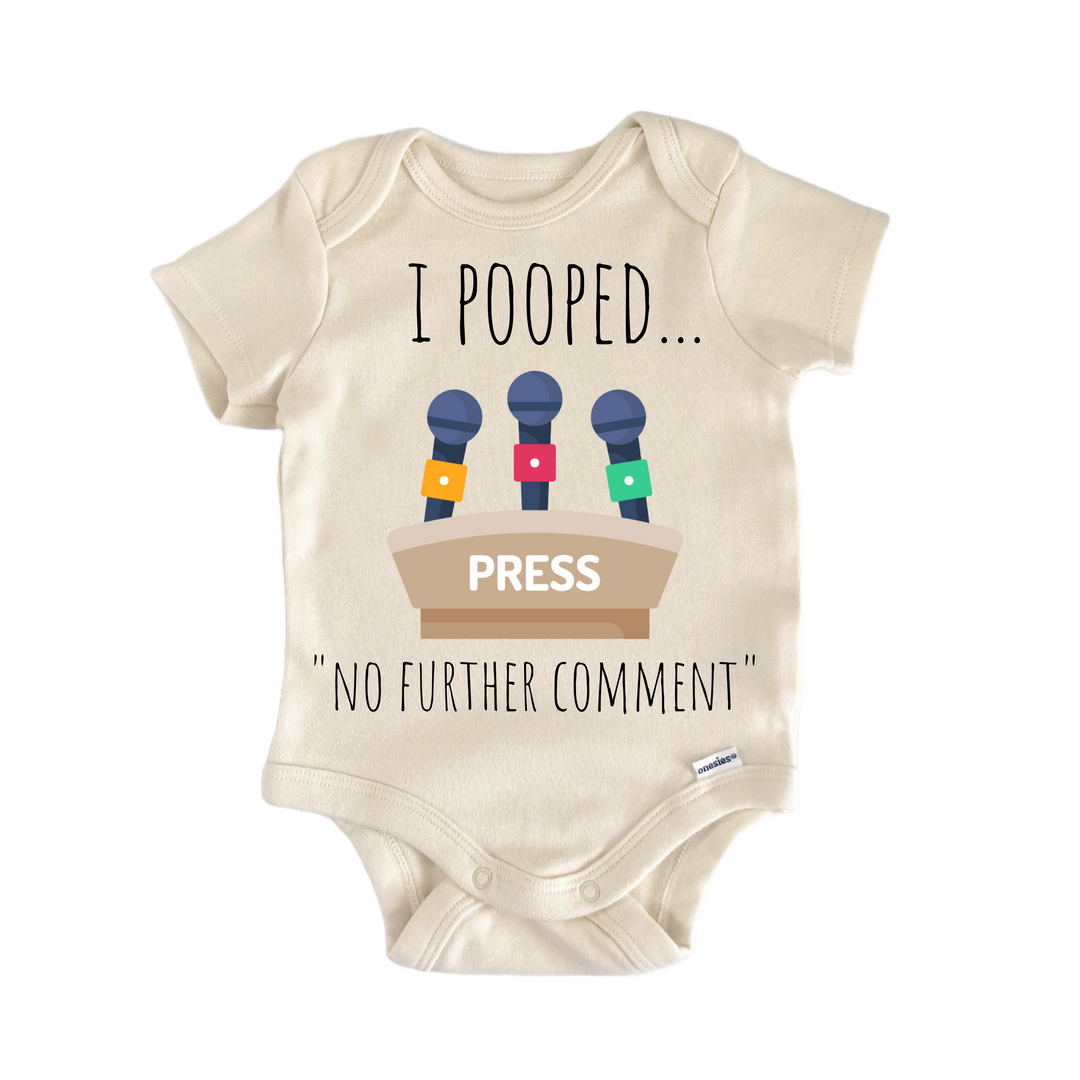 Press Journalist News Anchor - Baby Bodysuit  Funny Cute Onesie® | North Fork Forager LLC