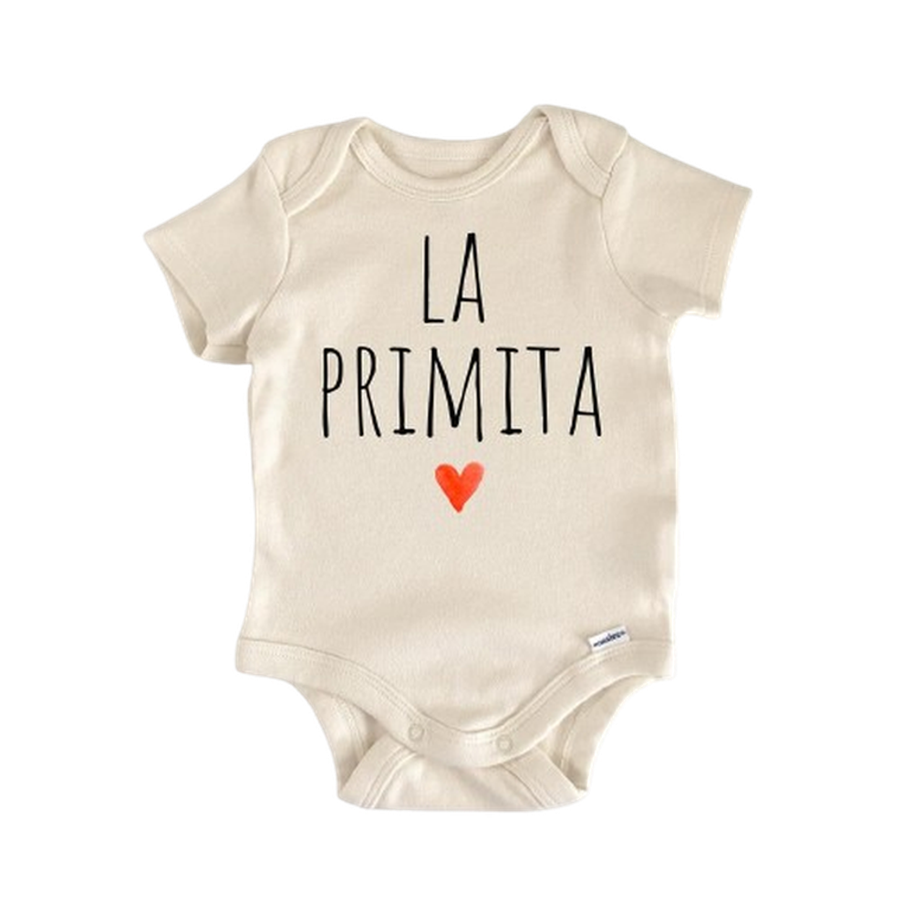 Primita Spanish Cousin - Baby Boy Girl Clothes Infant Bodysuit Funny Cute Newborn  Funny Cute Onesie® | North Fork Forager LLC