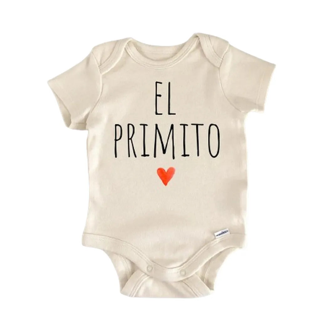Primito Cousin Spanish - Baby Boy Girl Clothes Infant Bodysuit Funny Cute Newborn  Funny Cute Onesie® | North Fork Forager LLC