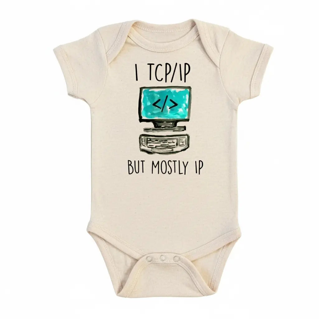 Programmer Tcip - Baby Boy Girl Clothes Infant Bodysuit Funny Cute Newborn  Funny Cute Onesie® | North Fork Forager LLC