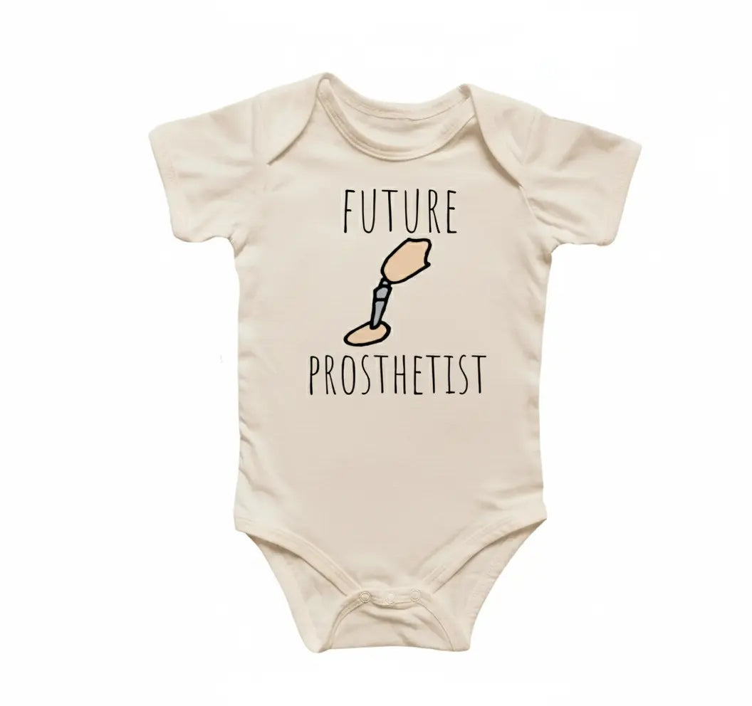 Prosthetic  - Baby Boy Girl Clothes Infant Bodysuit Funny Cute Newborn  Funny Cute Onesie® | North Fork Forager LLC