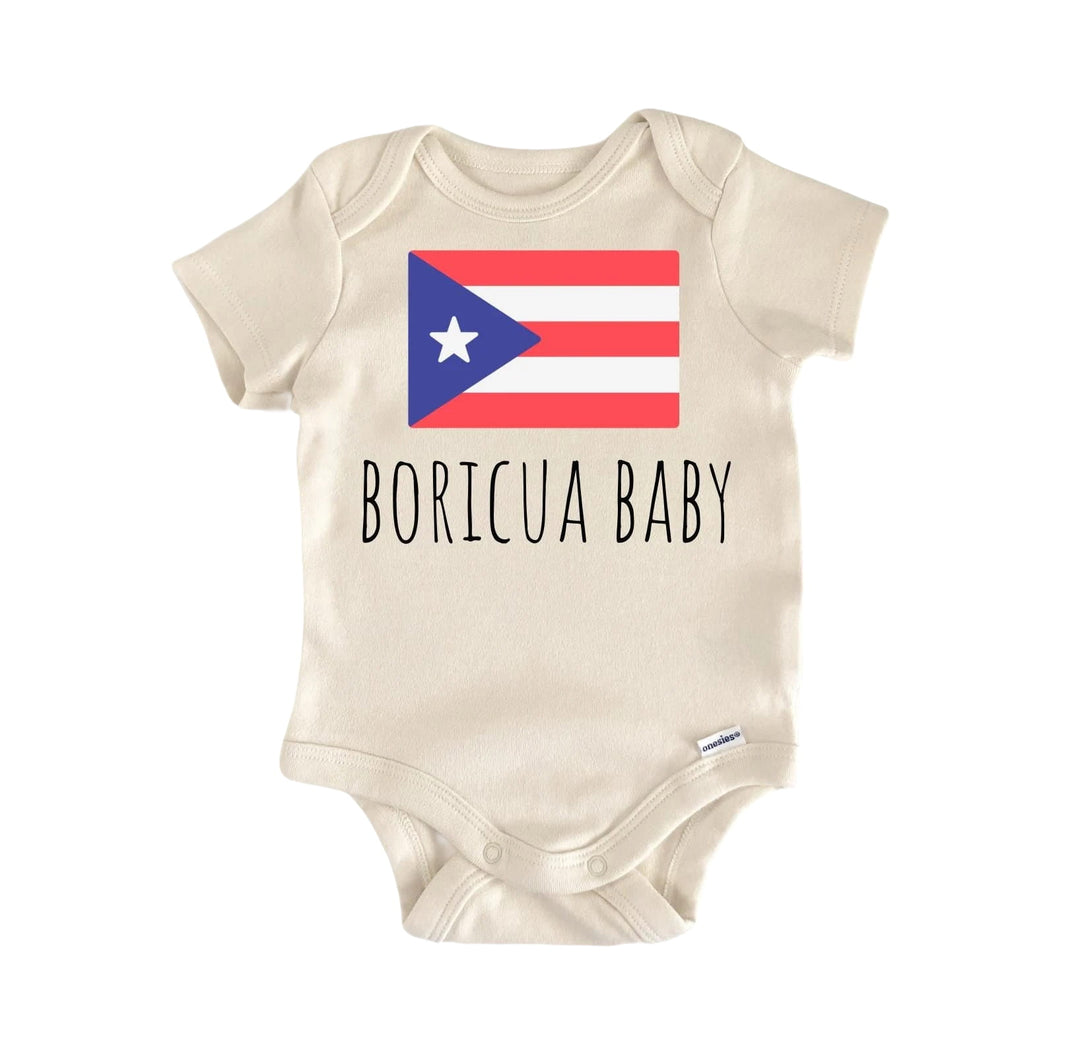 Puerto Rico  - Baby Boy Girl Clothes Infant Bodysuit Funny Cute Newborn  Funny Cute Onesie® | North Fork Forager LLC
