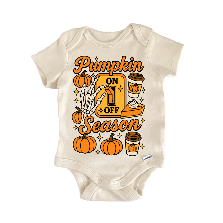 Pumpkin Switch Season Halloween - Baby Bodysuit  Funny Cute Onesie® | North Fork Forager LLC