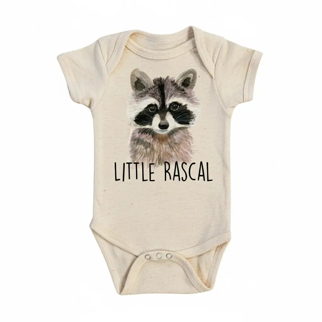 Raccoon Rascal - Baby Boy Girl Clothes Infant Bodysuit Funny Cute Newborn  Funny Cute Onesie® | North Fork Forager LLC