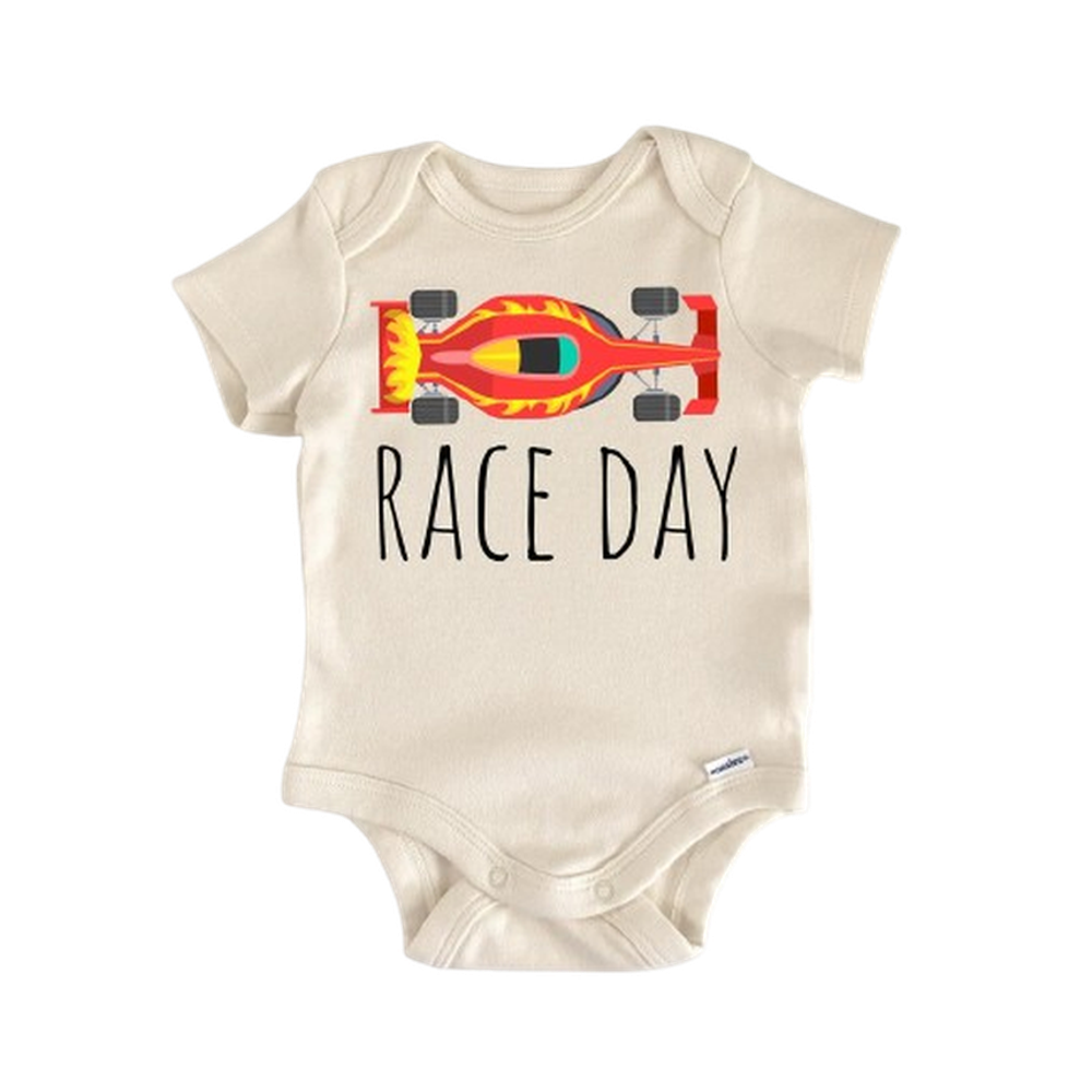 Racing Race Car Racer - Baby Boy Girl Clothes Infant Bodysuit Funny Cute Newborn  Funny Cute Onesie® | North Fork Forager LLC