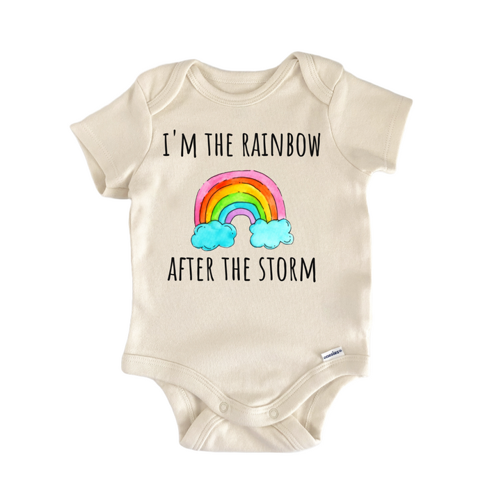 Rainbow Storm Miracle IVF Newborn Gift Baby Onesie®