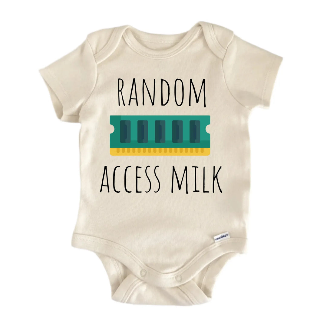 Ram Computer Pc Computing - Baby Bodysuit  Funny Cute Onesie® | North Fork Forager LLC
