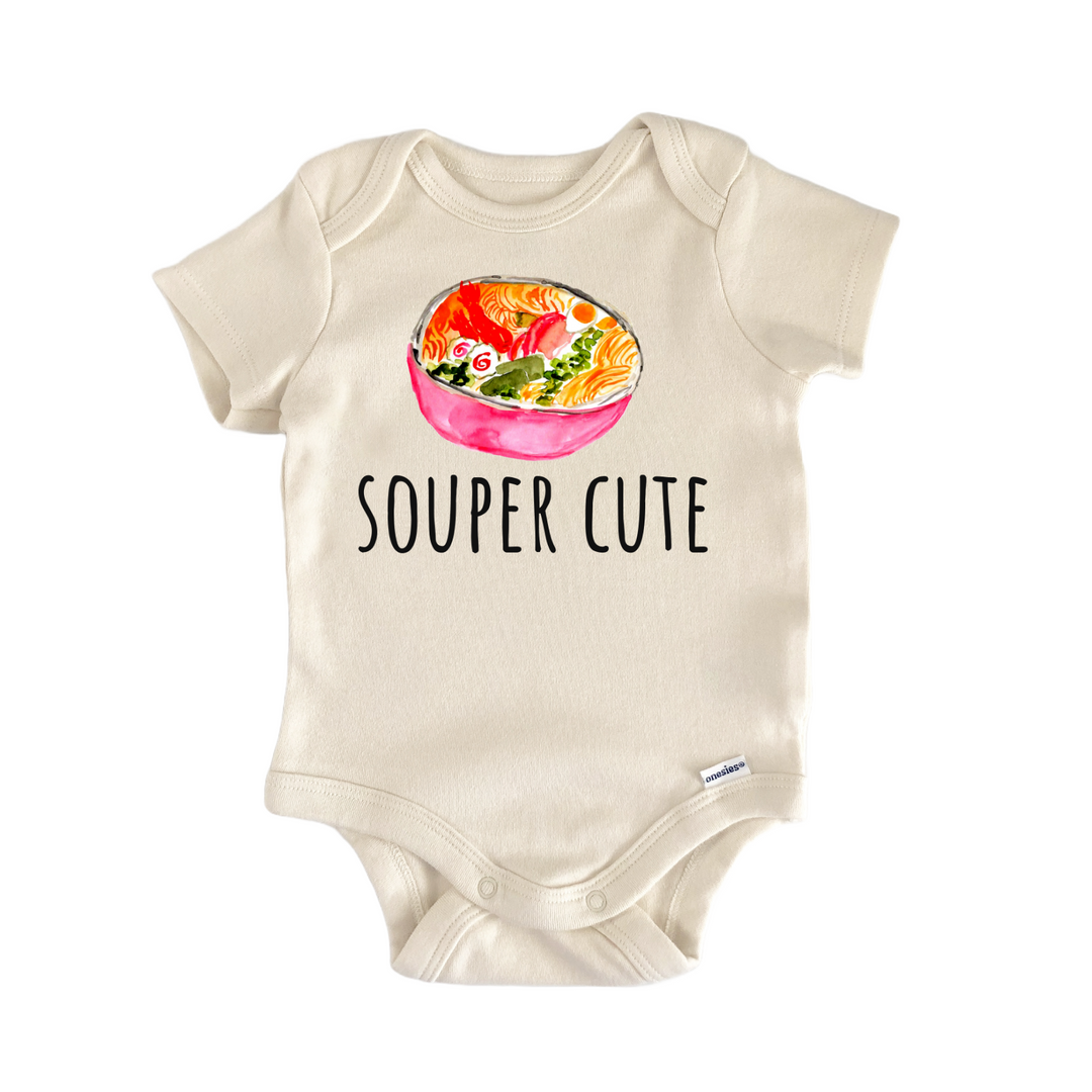 Ramen Soup Noodles Asian Foodie Baby Gift Baby Bodysuit