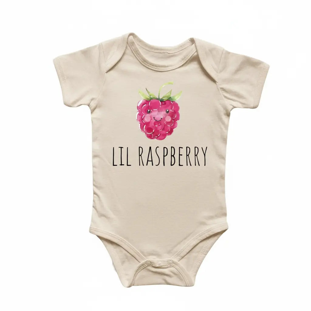 Little Raspberry Berry - Baby Boy Girl Clothes Infant Bodysuit Funny Cute Newborn  Funny Cute Onesie® | North Fork Forager LLC