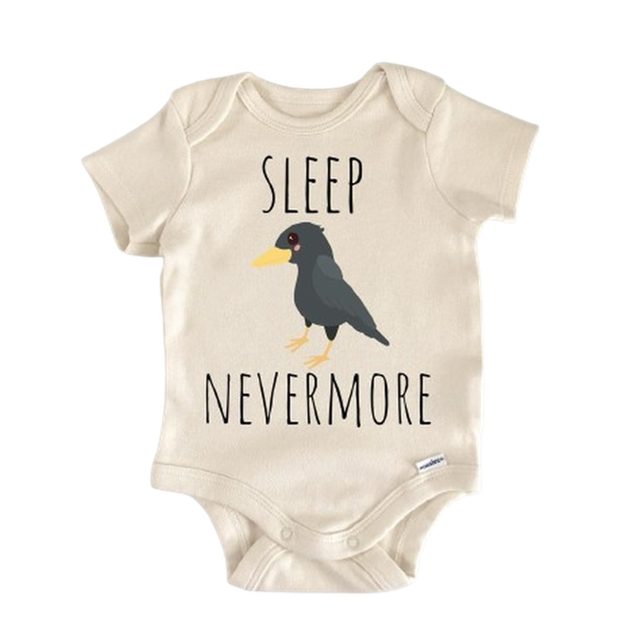 Raven Bird Poe - Baby Boy Girl Clothes Infant Bodysuit Funny Cute Newborn  Funny Cute Onesie® | North Fork Forager LLC
